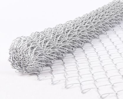Valla de enlace de cadena galvanizada
