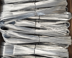 Alambre galvanizado en forma de U