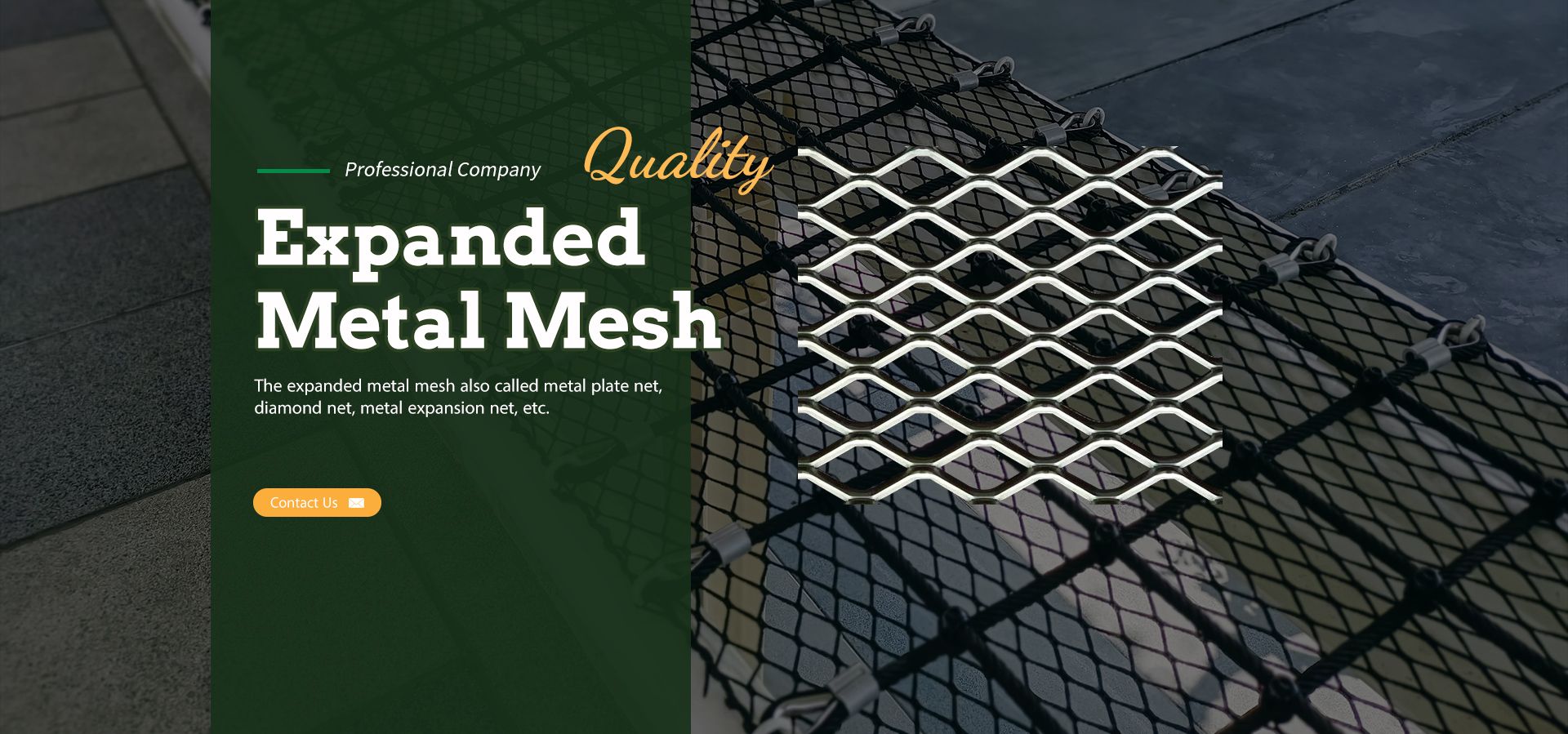 Malla de metal expandido